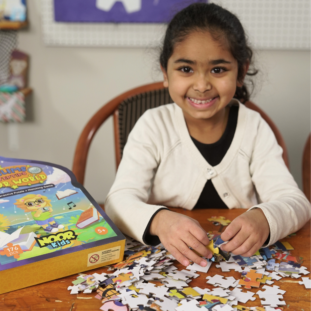 Noor Kids Interactive Puzzle & Matching Game