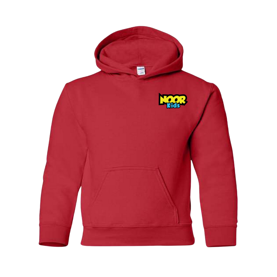 Noor Kids Logo Hoodies (Red)